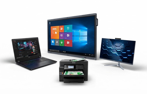 nteractive Flat Panel, Laptop, Printer, PC